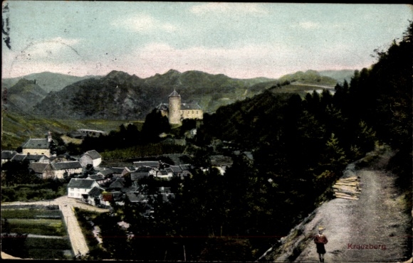 Postcard Dernau an der Ahr, Kreuzberg, Panorama