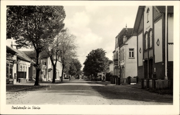Ansichtkaart Sörup Sleeswijk-Holstein, Dorfstrasse