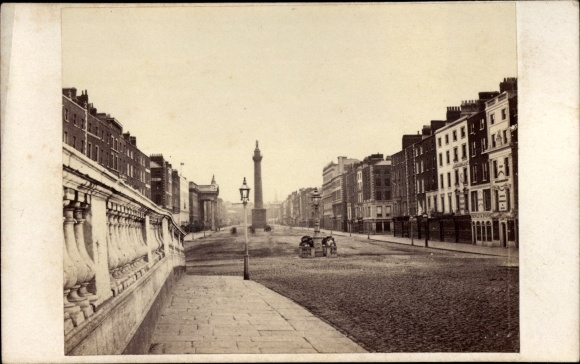 CdV Dublin Ireland, Sackville Street, O'Connell Street