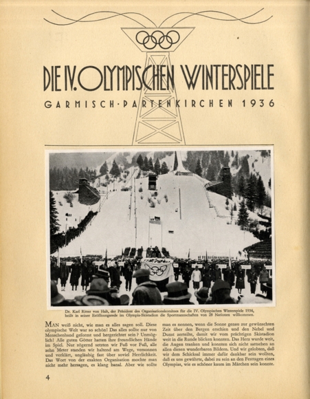 1936 Olympics Volume I collective picture album Reemtsma cigarettes, Hamburg-Bahrenfeld 1936