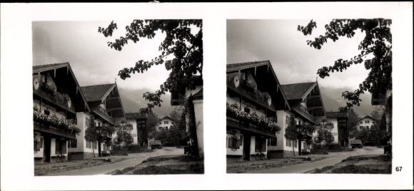 Stereoskopowe zdjęcie przestrzenne „Traditionsgau Munich Oberbayern” nr 67 Marquartstein