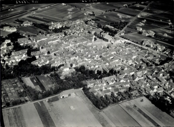 Postcard Schwerstedt in Weimarer Land Thuringia, aerial photograph