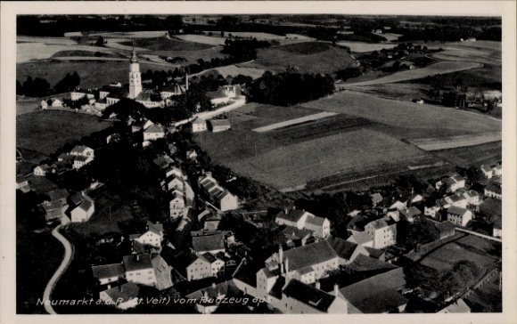 Postcard Neumarkt an der Ybbs Lower Austria, aerial photo