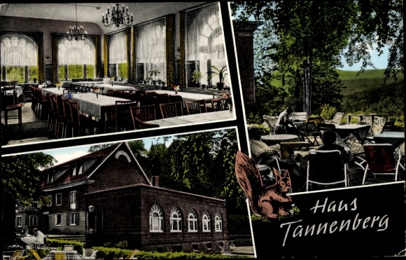 Postcard Berghausen Gummersbach in the Oberbergischer Kreis, Haus Tannenberg