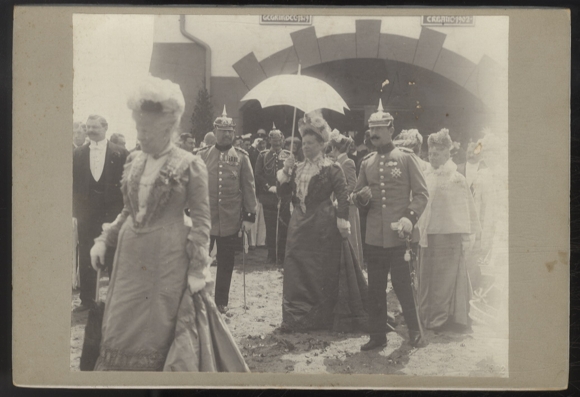 Cabinet Photo Princess Lippe, Prince Karl of Baden, Countess Rosalie Countess of Rhena, Prince Max of Baden
