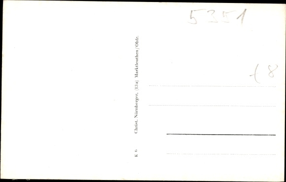 Ak Marktleuthen in het Fichtelgebirge, kerk, markt, school