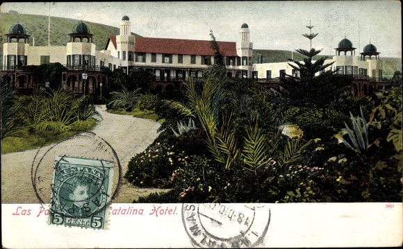 Postcard Las Palmas de Gran Canaria Canary Islands, Sta Catalina Hotel