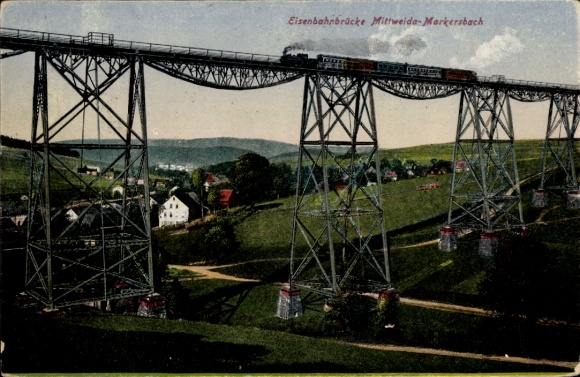 PC Mittweida in Saxony, railway bridge