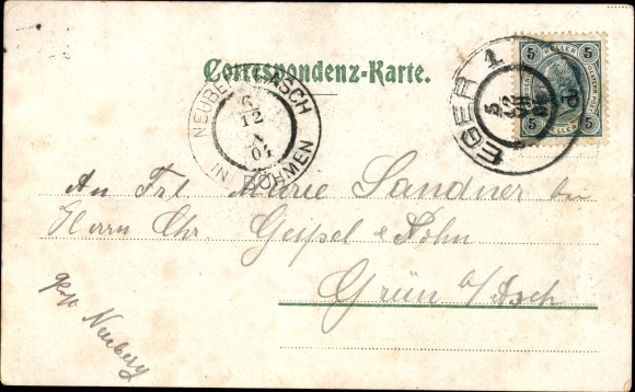 Chromo-Litho Cheb Eger Karlovy Vary Region, New Landwehr Barracks