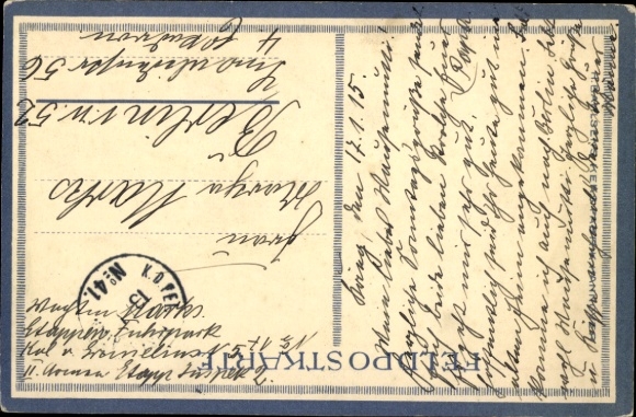 Artist Postcard Koken, Aenne, H. Bahlsens Biscuit Factory Hanover, Sailors, Imperial Navy, I. WK