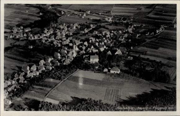 Ak Doos Waischenfeld in der Fränkischen Schweiz Bayern, Luftaufnahme eines Dorfes, viele Gebäude,