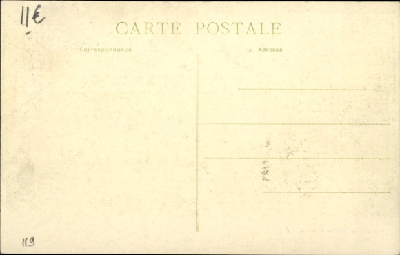 PC Choisy le Roi Val de Marne, Sauvetage d'une famille, flood January 1910