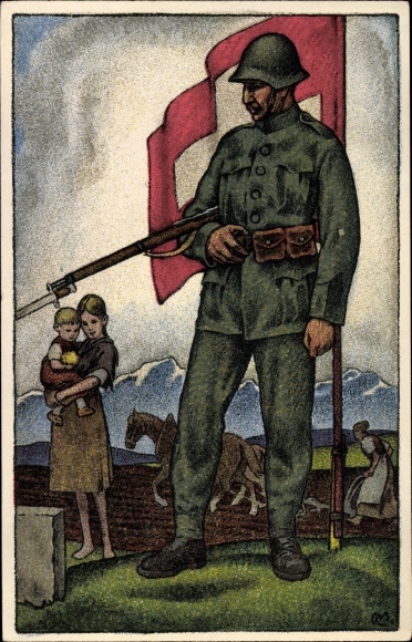 Artist PC Swiss national donation for our soldiers and their families