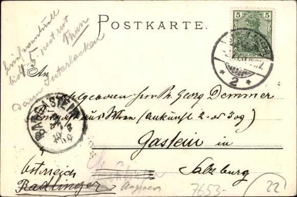 Artist Chromo-Litho Graf, G., Baden Baden in the urban district of Baden Württemberg, panorama of the place