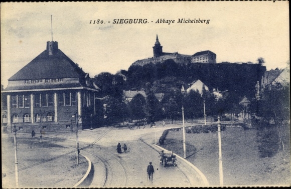 PC Siegburg an der Sieg, road section, Michaelsberg Abbey