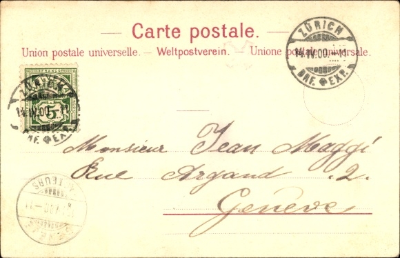 litho Basel City Zwitserland, De eerste postzegels in Zwitserland, Basel City Postkantoor