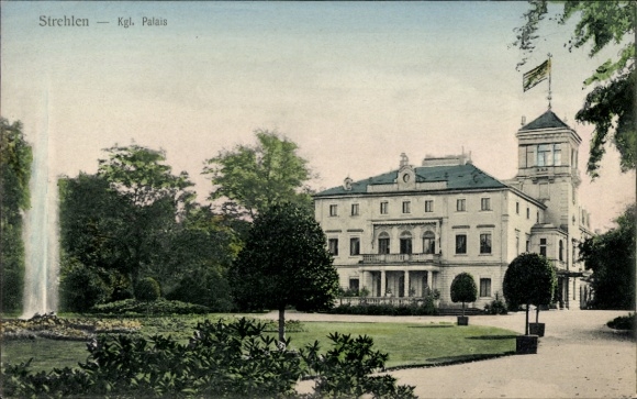 Postcard Dresden Strehlen, Royal Palace