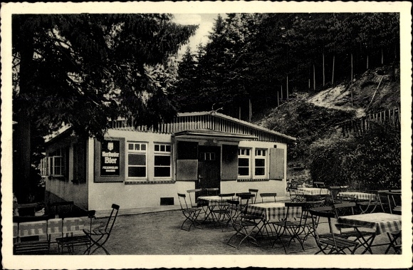 Postcard Rodenberg in Schaumburg, Waldschänke Heisterburg in the Deister near Barsinghausen