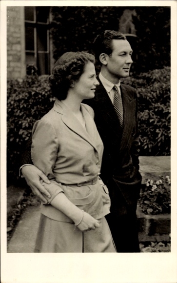 Ak Prinz Ernst August von Hannover, Prinzessin Ortrud zu Schleswig Holstein Sonderburg