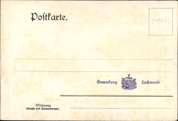 Artist Postcard Lange, W., Hamburg Altona, The Zapenstreich of Altona