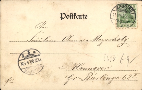 Postcard Wunstorf in Lower Saxony, Royal Teachers' Seminary