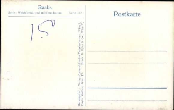 Postcard Raabs an der Thaya in Lower Austria, Burg