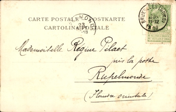 Artist Postcard Ranft, Richard, Ligia na byku
