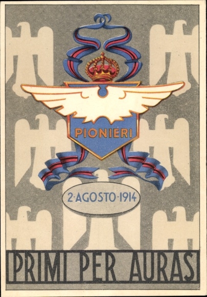 Ak Pionieri dell' Aeronautica, Il nastro motto, Primi per auras