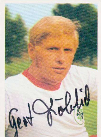 Obraz kolekcjonerski King Football 1972/1973, zdjęcie nr 320, Gerd Fröhlich, SC Rot-Weiß Oberhausen