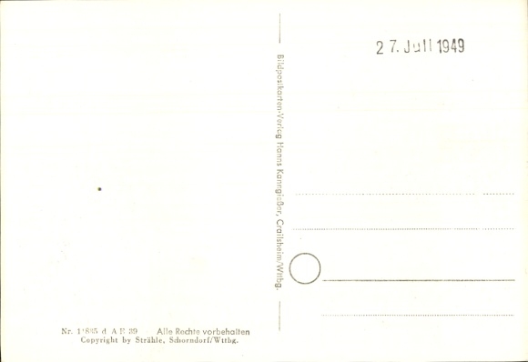 Postcard Schwaigern in Württemberg, aerial photograph