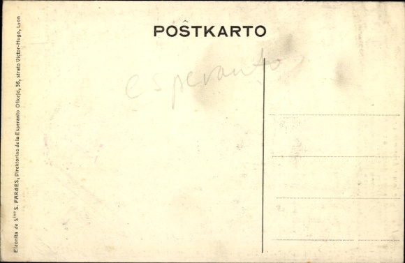 Artist Postcard Esperanto, Children do not understand each other, Children do not understand each other