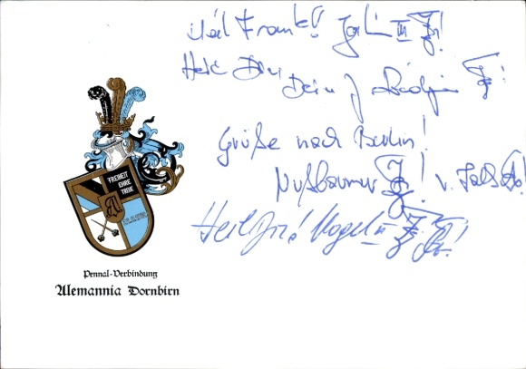 Studentika Ak Dornbirn, Pennal-Verbindung Alemannia, Wappen