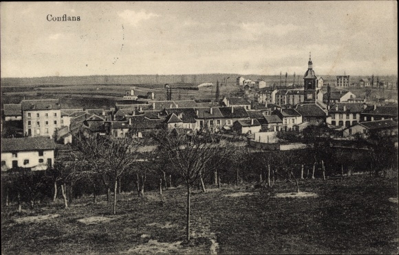 Ak Conflans Yvelines, Totalansicht