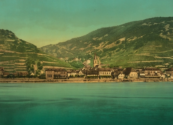 Photo Assmannshausen Rüdesheim am Rhein, total view