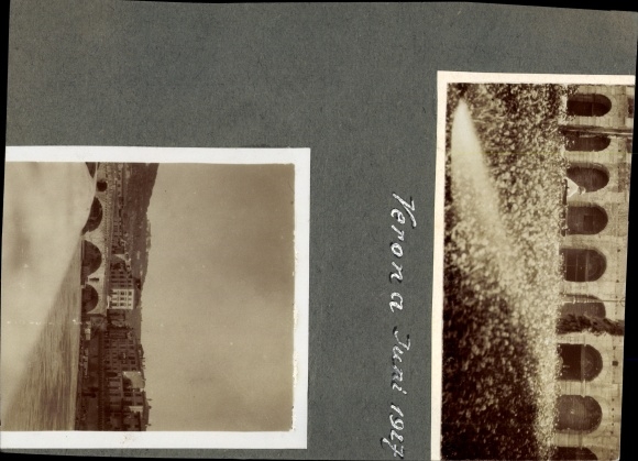 Photo Braunau am Inn Upper Austria, street section Verona Veneto, viaduct, 1927