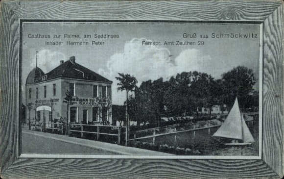 passe-partout Ak Berlin Köpenick Schmöckwitz, Gasthaus zur Palme