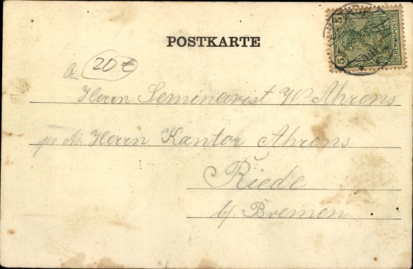Postcard Hämelhausen Lower Saxony, inn F. Meyer, Gutshof Dreyer