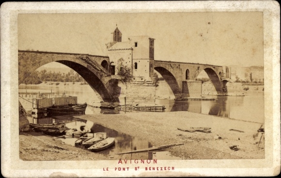 Photo Avignon Vaucluse, St. Benezech bridge