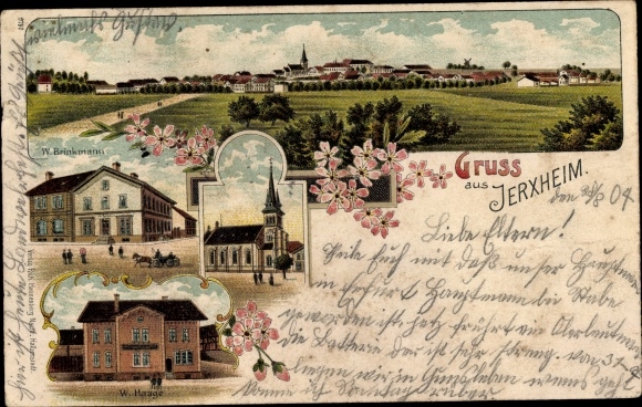 lito Jerxheim w Dolnej Saksonii, widok ogólny, sklepy
