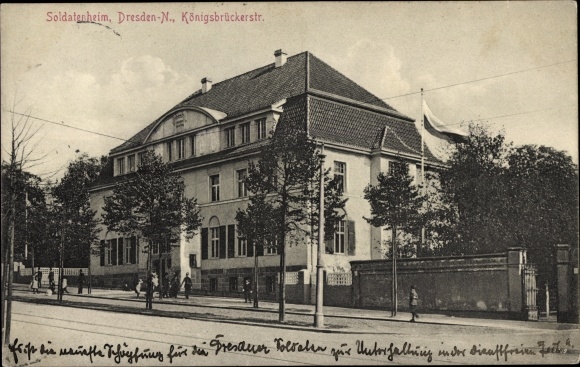 PC Dresden Neustadt, soldiers&#39; home, Königsbrückerstrasse