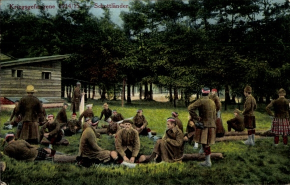 Picture prisoners of war Scottish, Scottish soldiers