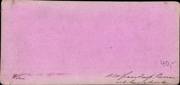 Stereo photo Vienna, Franz Josef barracks, bridge