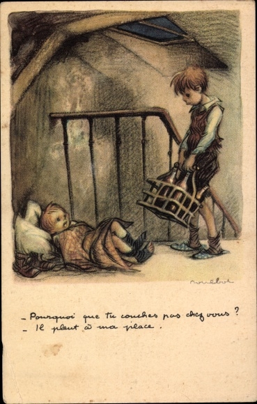 Artysta KP Poulbot, Francisque, Dlaczego nie śpisz w domu, Liga Narodowa przeciwko slumsom