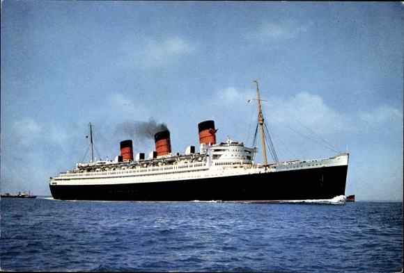 Ak stoomschip RMS Queen Mary, Cunard Line
