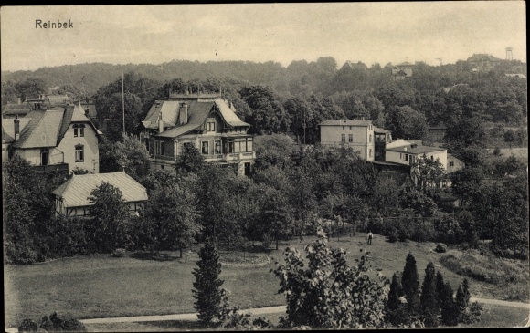 PC Reinbek in Schleswig Holstein, view of the town
