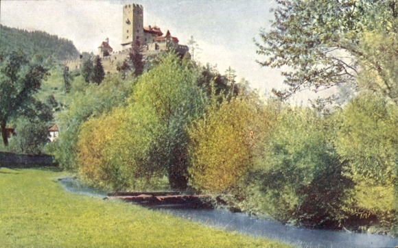 Postcard Friesach in Carinthia, Geiersburg
