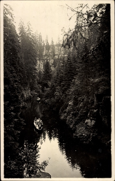 Photo Postcard Hinterhermsdorf Sebnitz Saxony, Upper Lock