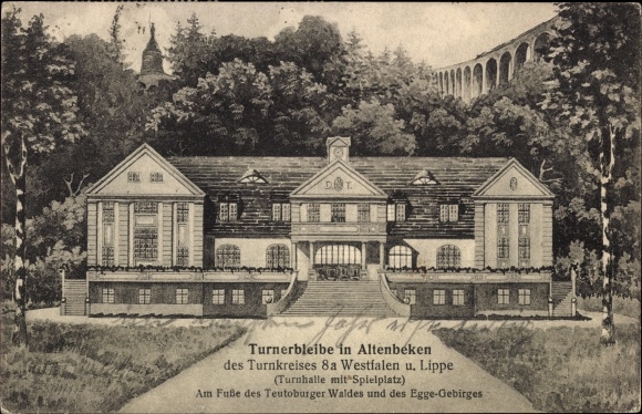 KP Altenbeken w Westfalii, rezydencja gimnastyczna Turnerkreis 8a Westfalia i Lippe, sala gimnastyczna