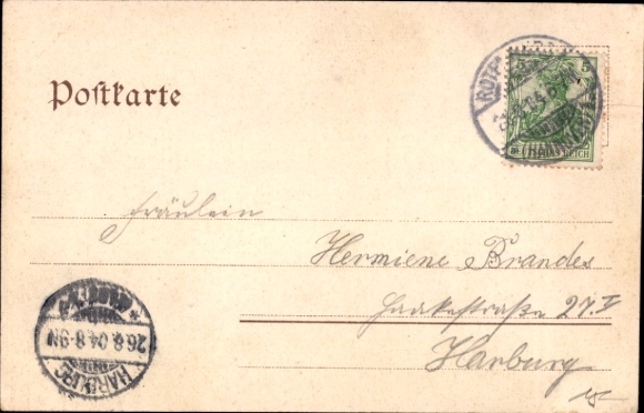 Ak Rotenburg an der Wümme, waterweg