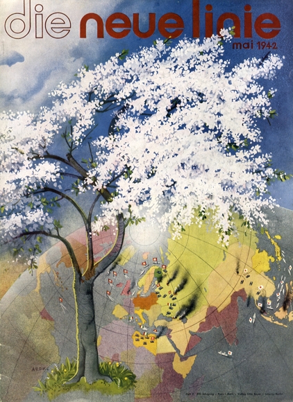 bauhaus die neue linie. Mai 1942 Umschlag Otto Arpke